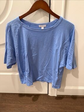 Beyond Yoga Light Sky Blue Relaxed Boxy Tee
